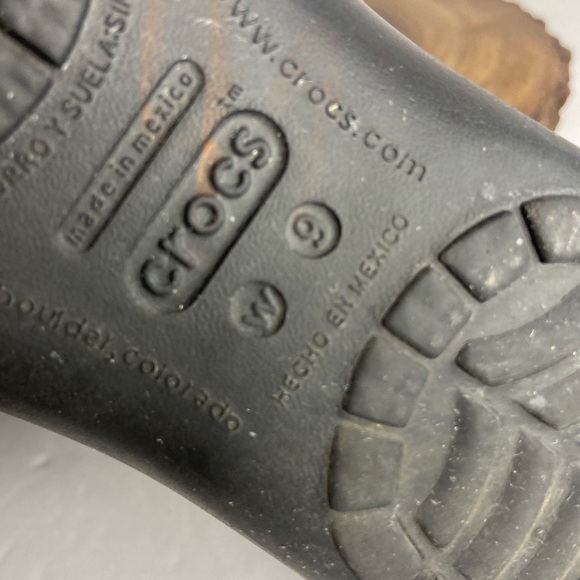 Women's Crocs Kadee Black Ballet Flats Shoes Comfort Slip Ons Size 9 - Picture 7 of 7